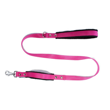 2.5cm Comfort Dual Handle Lead – 150cm Long – Fuschia